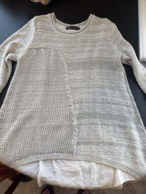 Layered Tunic Sweater